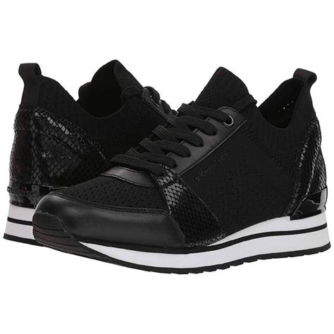 michael kors black trainers womens|michael kors black trainers women.